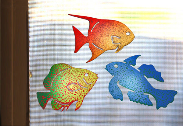 Tropical Fish Screen Magnet Trio